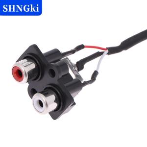 [COD] 🔥🔥🔥SHNGki Cáp tín hiệu âm thanh 30cm 2 RCA để XH2.54MM-3PIN ổ cắm đầu vào âm thanh giao diện tín hiệu âm thanh mở rộng cho bảng điều khiển Bộ khuếch đại