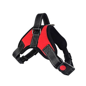 Adjustable Dog Harness Soft Vest Harness Medium and Large Dog Pet Harness with Leash