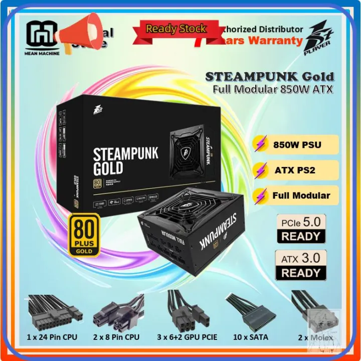 ⭐ ⭐PROMOTION⭐ ⭐ ⊿1ST PLAYER 850W 750W 650W 500W full modular 80+ gold power supply unit psu ATX 3.0 PCIE 5.0 12V psu SFX 12vhpwr☁