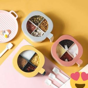 OS.B304 -Kotak Bumbu 4in1 - Kotak Penyimpanan Bumbu Dapur