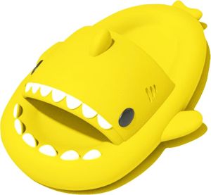 rosyclo  Shark Slippers for Men and Women  Cute Shark Slippers for Adults and Youth Cloudy Summer Soft and Lightweight Non-Slip Thick Sole Beach Villa Cloud Cushioning Shower Sandals for Indoor and Outdoor Use