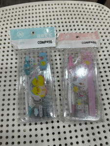ộ Dụng Cụ Học Tập – Compa Thước Êke Cho Bé Học Sinh – Nhiều Màu Dễ Thương