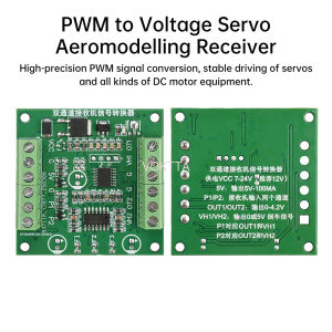 PWM để máy chuyển đổi điện áp mô-đun cho mô hình RC servo đường ray xe tăng điều khiển động cơ xe điện tử (Bảng bộ chuyển đổi tín hiệu)