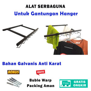 Alat serbaguna TEMPEL DINDING Untuk gantungan HANGER ANTI KARAT