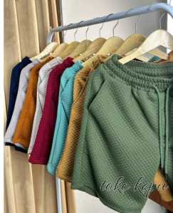 knit boardshort pria dewasa motif diamond/celana pendek terbaru 2024 bahan babytery viral toko kepu