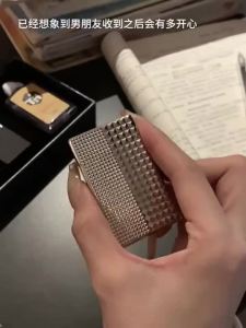 High-End Smart Voice Control Kerosene Lighter Retro Metal Loud Sound Paris Nails 4 Inductions Giftsfor Boyfriend Limited