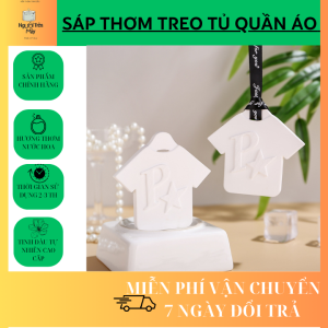 Sáp thơm đá thạch cao hương thơm tự nhiên treo tủ quần áoxe hơikhử mùi thơm phòng quà tặng hình áo