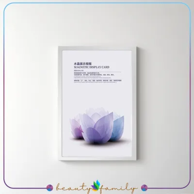 BF-C1342 Tempat Poster Magnetik PVC A4 Stiker Dinding Bingkai Foto Tempel Anti Slip / Frame Poster