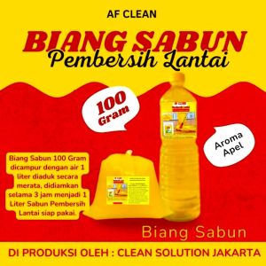 Biang Pembersih Lantai 100gram jadi 1 Liter - Bibit Sabun Pel Lantai 100 gram
