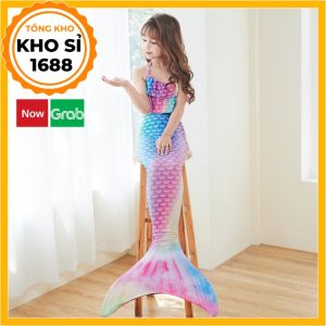 Đồ bơi cho bé gái quần áo tắm hóa trang nàng tiên cá đi biển dễ thương E1362