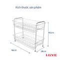 KỆ GIA VỊ ĐA NĂNG 2 TẦNG BIG INOX 304. 