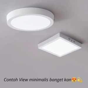 Lampu Downlight 6 12 18 dan 24 Watt Outbow LED Panel BULAT OB Kotak Hias Plafon Dak Cor Outdoor