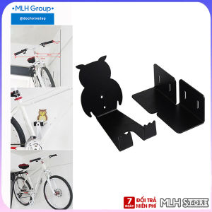 Móc treo tường xe đạp hữu ích giá đỡ xe đạp trên tường tiết kiệm không gian chịu tải 100kg chất liệu hợp kim nhôm chất lượng cao MLH