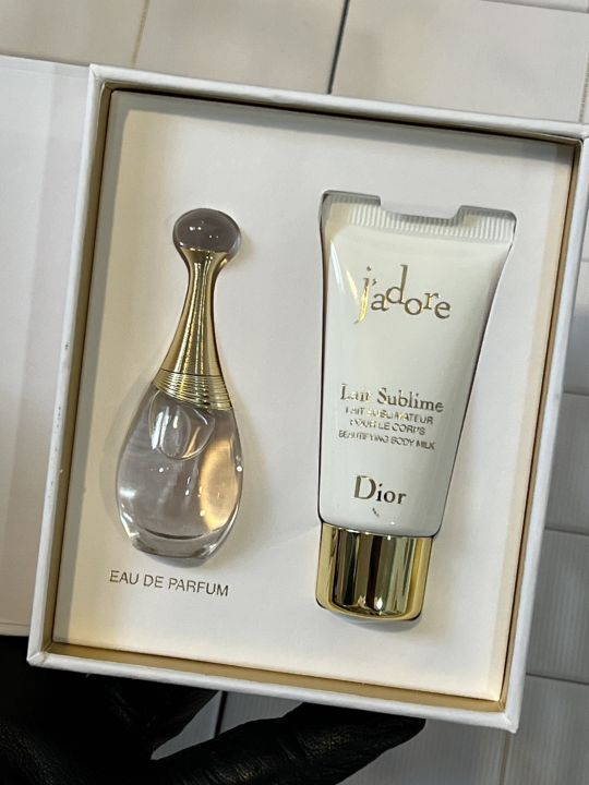 ของแท้ Dior Jadore EDP Mini Gift Set 2 Pcs. Lazada.co.th