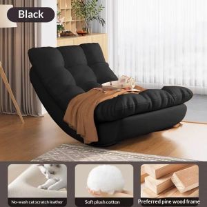 CraftedLiving SG-Rocking Lounge Chair Recliner Sofa Chair New Moon Chair Nap & Relaxation Single Chair for Living Room or Balcony