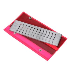 52Holes Wire Drawplate Baja Tungsten Carbide Putaran Lubang Kawat Papan Gambar Logam For Jewelry Making