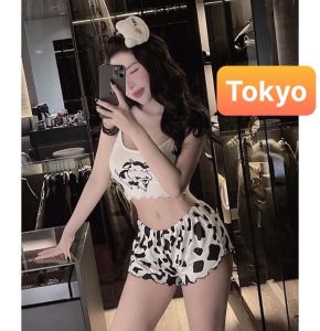 ĐỒ BỘ SÉT THỂ THAO NỮ BÒ SỮA 2 DÂY THUN COTTON SÉT ĐỒ MẶC Ở NHÀ BỘ ĐỒ NGỦ CAO CẤP - TOKYO FASHION