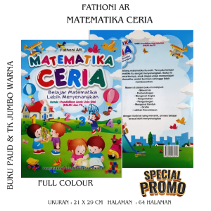 BUKU TK JUMBO - METEMATIKA CERIA UNTUK PAUD DAN TK FULL COLOUR