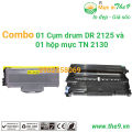 Cụm drum và Hộp mực máy in Brother DCP-7030, DCP-7040, MFC-7340, MFC7440, MFC7840, HL-2140, HL2142, HL2150N, HL2170W (DR2125 / TN2130). 