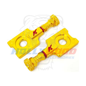 【1 Pair】 LCV8 CHAIN ADJUSTER ALLOY CNC / PENARIK EKOR UDANG STEP UDANG LC135 V8