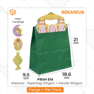 Paper Bag Lebaran Packaging Mini Hampers Kemasan Gift Idul Fitri | PBSH Eid