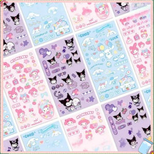 300PCS Cute Kuromi & Melody Cartoon Stickers Waterproof Childrens DIY Toys Christmas Gifts