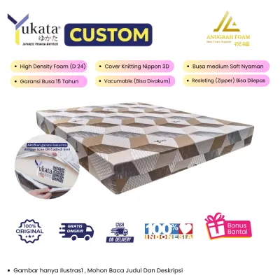Inoac Yukata Custom Tebal 10 cm | Kasur Busa Premium | Kasur Lantai | Gratis Bantal