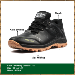Sepatu Bikers Pria Gunung Hiking Touring Cowok Dewasa Tracker Outdoor Safety Boots T 11