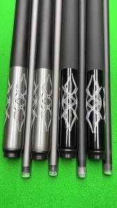 Gậy bida tiêu chuẩn Mỹ 9 bi gậy carbon sợi 1/2 chia đầu lớn bánh giữa bằng thép không gỉ 13mm khớp hợp kim