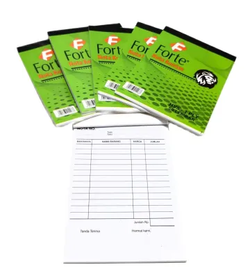 Harga Grosir 1Buku Nota Kontan FORTE HVS-1 PLY 50 Lembar Kecil ( K1)
