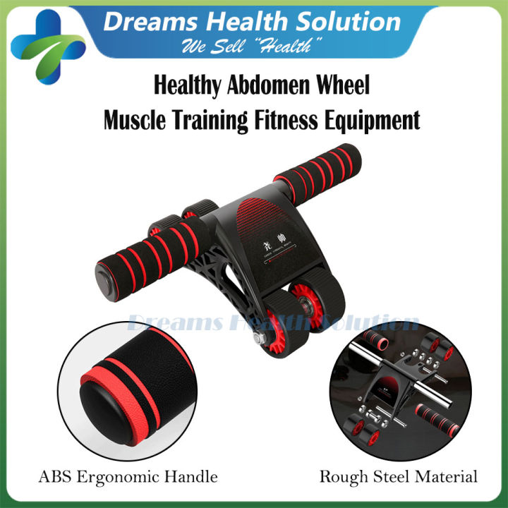 Abs Ab Roller Wheel Abdomen Muscle Training Fitness Equipment Health and  Fitness