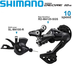SHIMANO DEORE M4100 10/11 Speed MTB Mountain Bike Groupset SL M4100 Right Shifter RD M4120 RD M5120 SGS Rear Derailleur Bicycle Parts