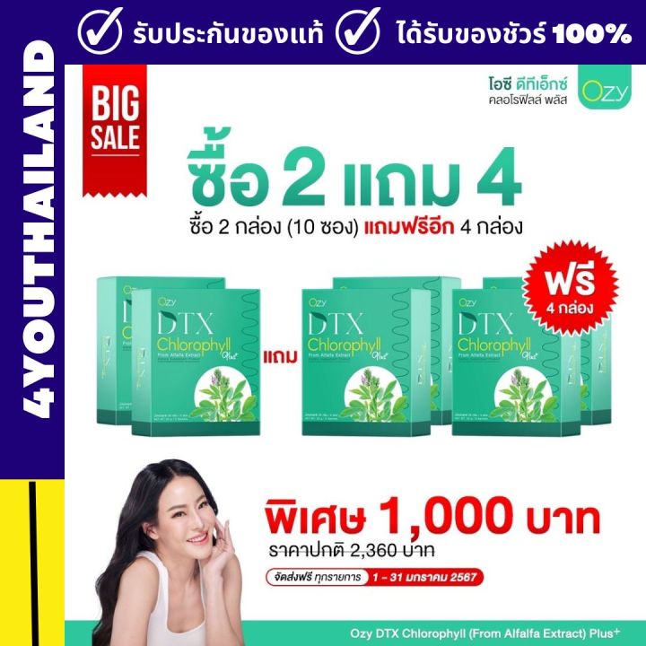 Ozy Dtx Chlorophyll Plus อาหาร เสริม โอซี ดีทีเอ็กซ์ ดีท็อกซ์