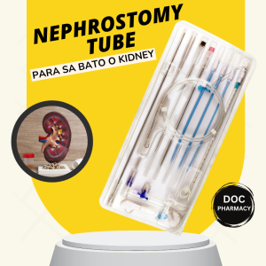 Percutaneous nephrostomy kidney drainage tube catheter set consumables pigtail f10 f12