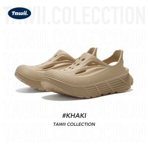 Tawii. EVA Sandals For Men Slip-on Soft and Thick 4CM Trendy Sports Sandals Waterproof lightweight