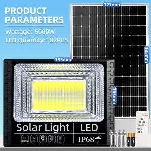KKSKY Solar Light Buy 1 Take 1 Promo Sale 20000 Watts Outdoor Lighting with Solar Panel 8000W Not Heavy Duty with Remote Flood Light NEW Integrated Auto-sensing for Garden Yard