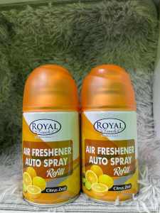 แพคคู่สุดคุ้มสปรย์น้ำหอมปรับอากาศแบรน Rayal ขนาด300ML ใช้กับเครื่องเกลดและแบรนด์อิ่นๆได้