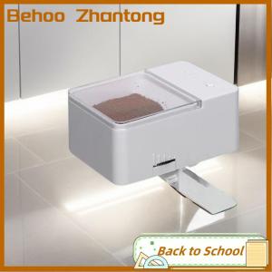 Behoo ตู้ปลาดิจิตอล LED ขนาด500มล. เครื่องให้อาหารปลาอัตโนมัติอัจฉริยะพร้อมตัวจับเวลาให้อาหารปลาสัตว์เลี้ยง