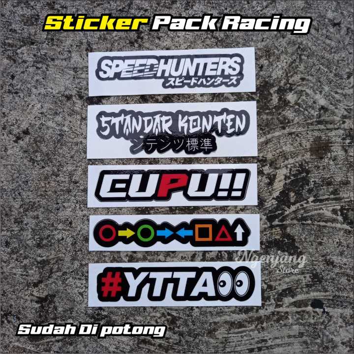 Sticker Koteka Racing Stiker pack racing kata-kata | Lazada Indonesia