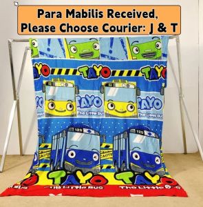 Tayo the Little Bus Velvet Fleece Blanket -135cm X 200cm