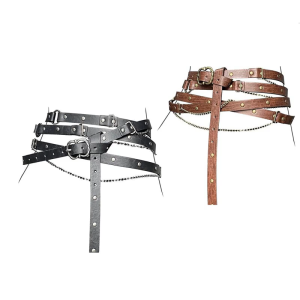 Vintage Adjustable Women Slim Belt Classical and Multilayer Design PU Waist Belt For Fashionable Outfit Dress Decors