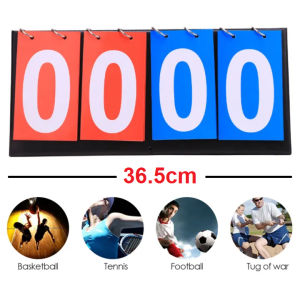 36CM Papan Skor Portable Papan Skor Score Board 4 digit Permainan Untuk Futsal Volly Badminton sepak bola bulu tangkis