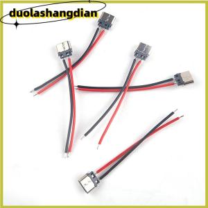 [Duola] 5pcs USB Loại-C 2P hàn dây nữ nối cáp cho điện thoại di động sạc