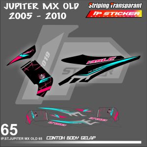 JUPITER MX 135 OLD (COD) STIKER STRIPING MOTOR YAMAHA JUPITER MX OLD - STIKER LIST GRAFIK SIMPLE WARNA VARIASI DESAIN RACING HOLOGRAM DAN TRANSPARAN BISA COD KODE 65 IP PROJECT