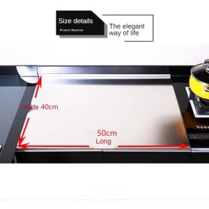 HOL 304 Stainless Steel Cutting Board Set Chopping Board Heavy-Duty Kitchen Baking Mat For Kneading Big Kitchen Ware