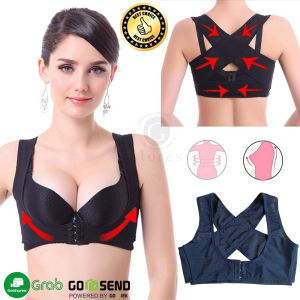 Korset Wanita Rompi Postur Punggung Korektor Dada Bahu Support Belt