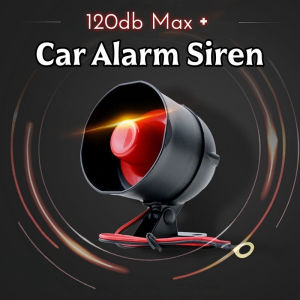 Car Alarm Siren Ms 130 Electronic Horn Six Tone High Decibel Wired Replacement Vehicle Security