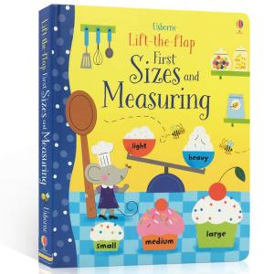 Lift-the-Flap First Sizes and Measuring Usborne Children learn to measure and turn over paper and board