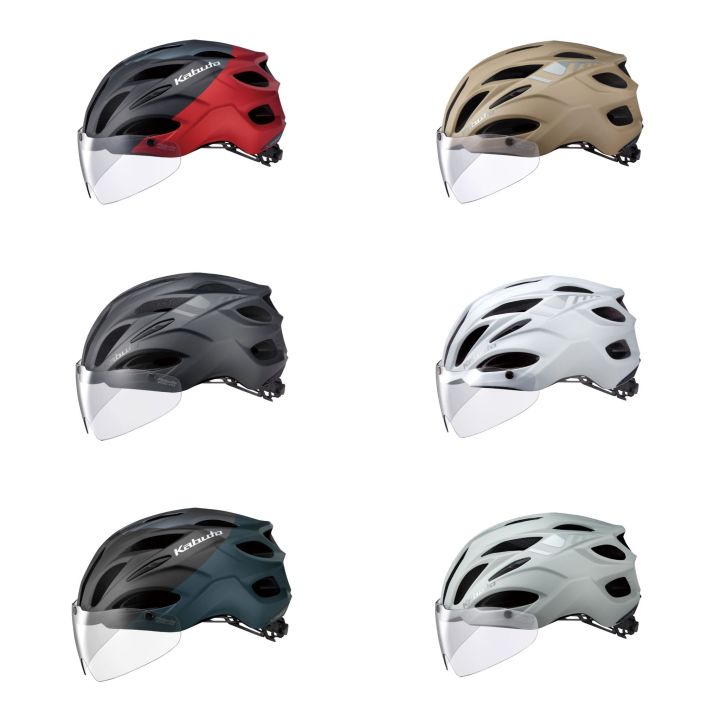 OGK Kabuto Vitt Helmet With Magnetic AR-5 Shield Visor Anti-Slip