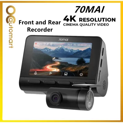 70mai A800SE Set Car Recorder Dual vision 4K Ultra HD Screen 70 Mai DVR Dash Cam